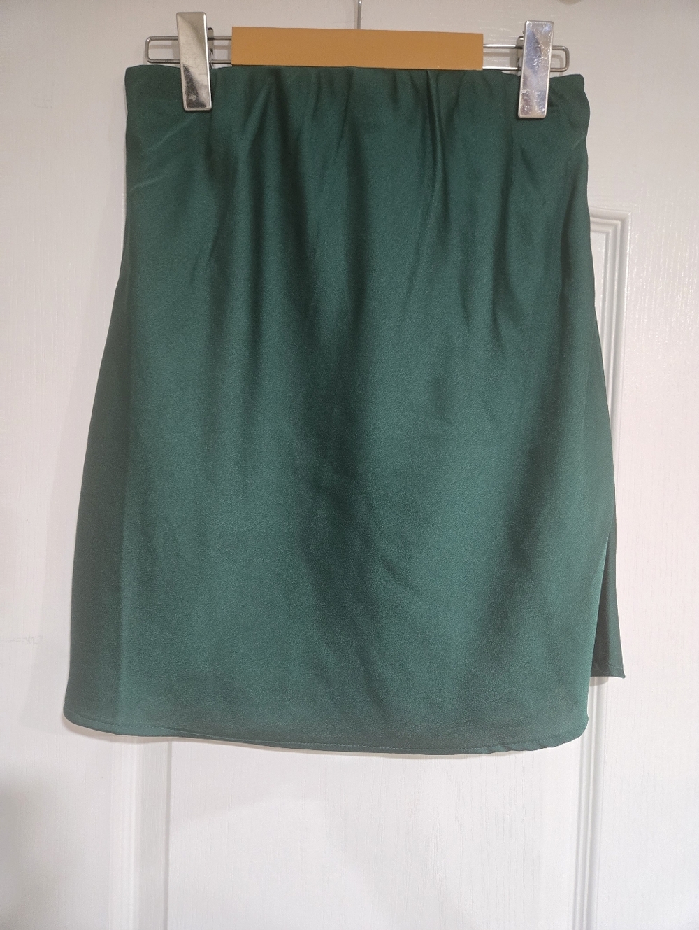 Women's Emerald Green Straight Skirt